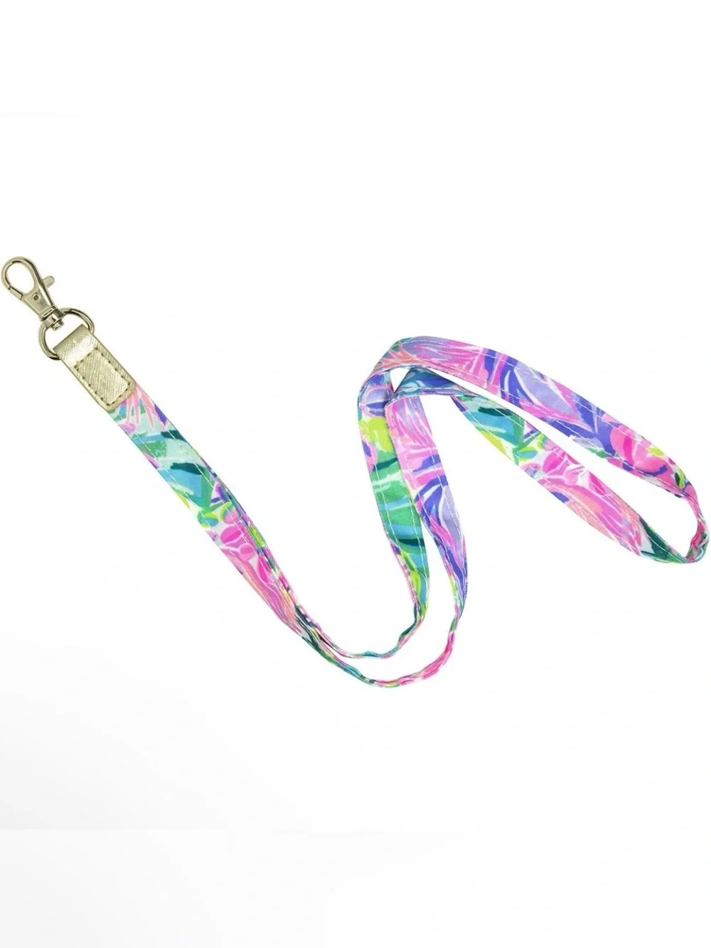 Lilly Pulitzer Cute Lanyard for ID Badges and Keys, Womens Lanyard Keychain